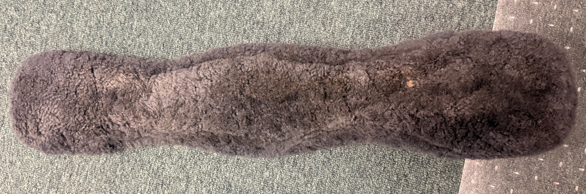 24" Werner Christ Dressage Girth Fabric and Fleece Navy