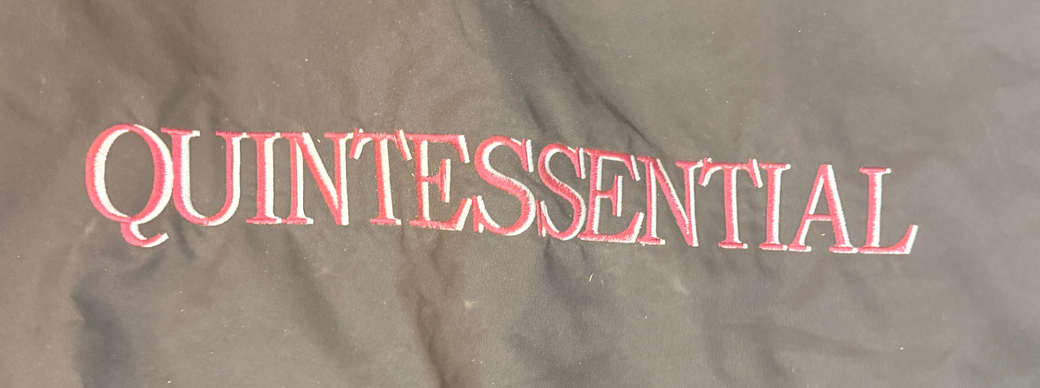 XXL Show Rain Sheet Lined Embroidered