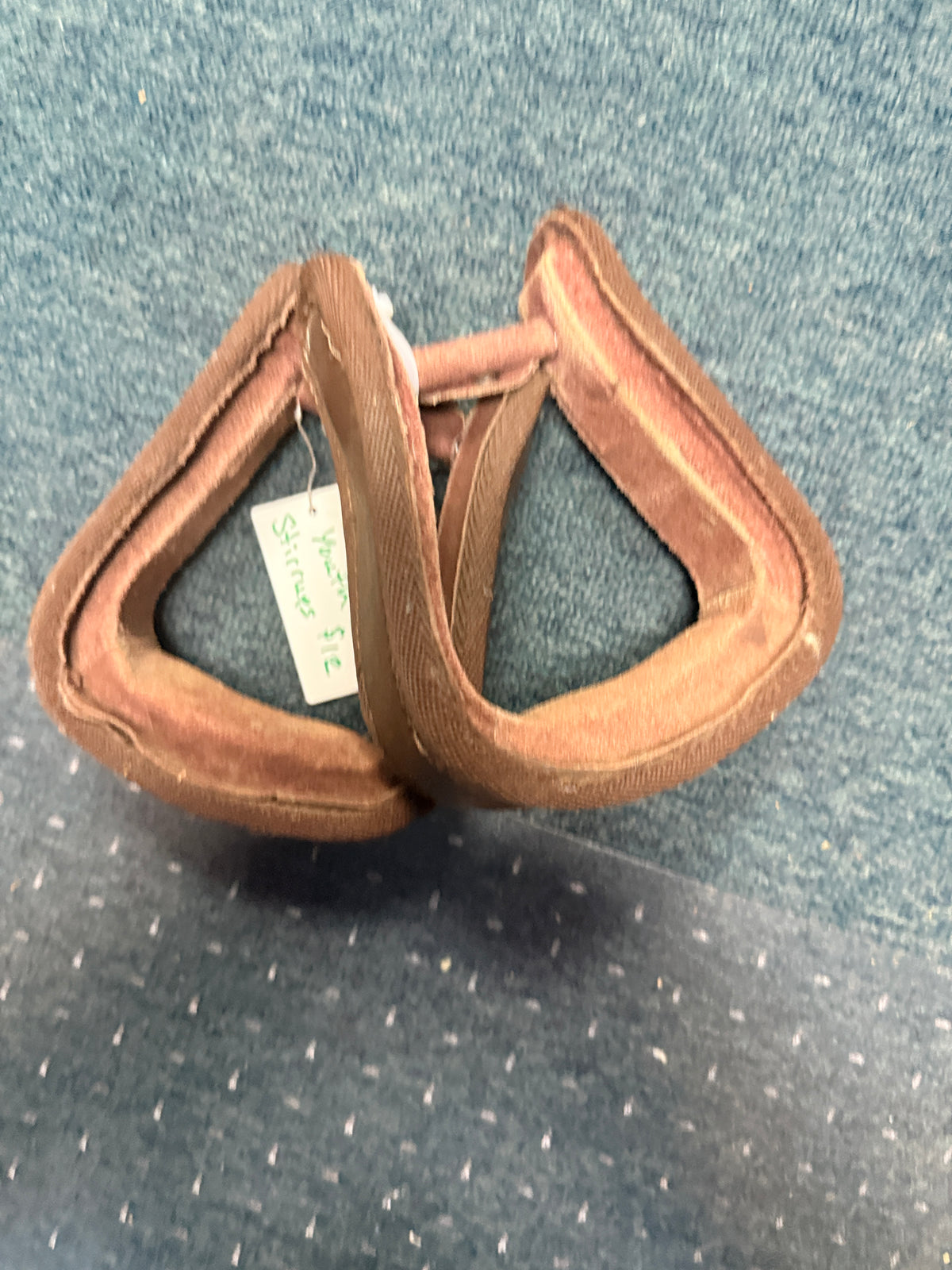 Youth western saddle stirrups