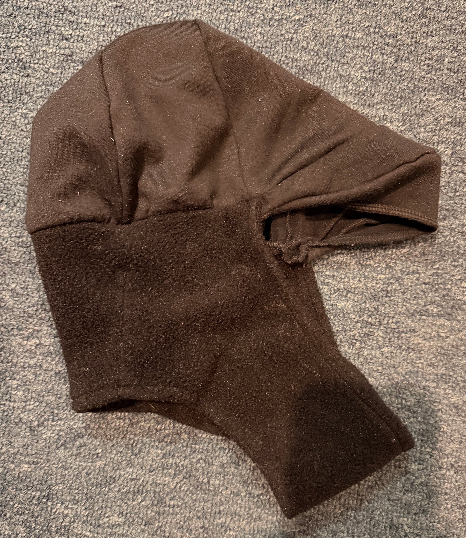 Black Fleece Helmet Winter Cover