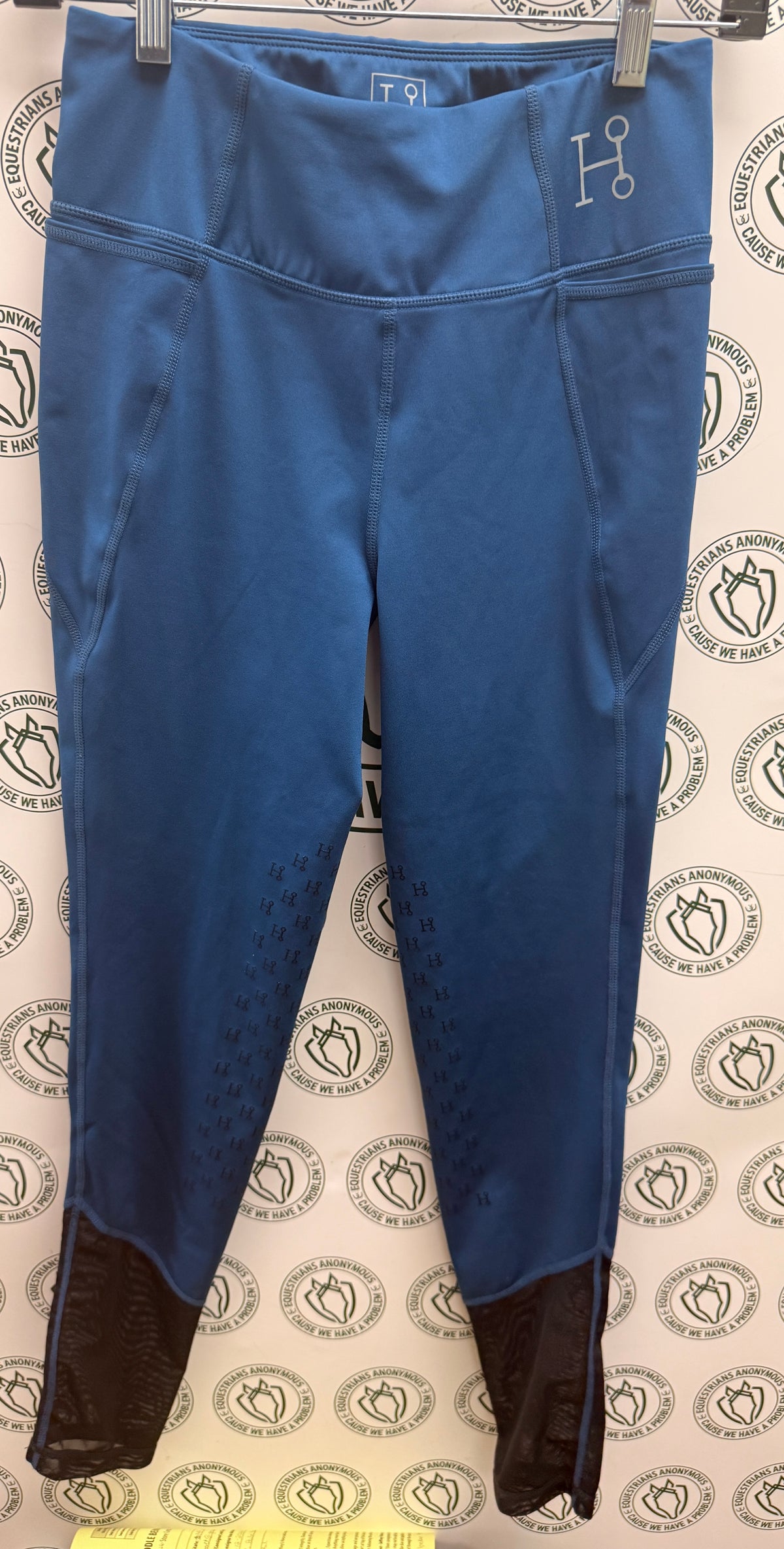 S women's Hadley by smartpak light blue tights