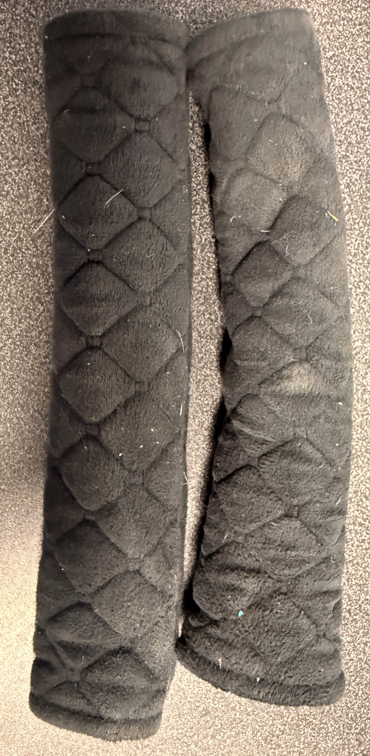 stirrup leather padded covers w velcro