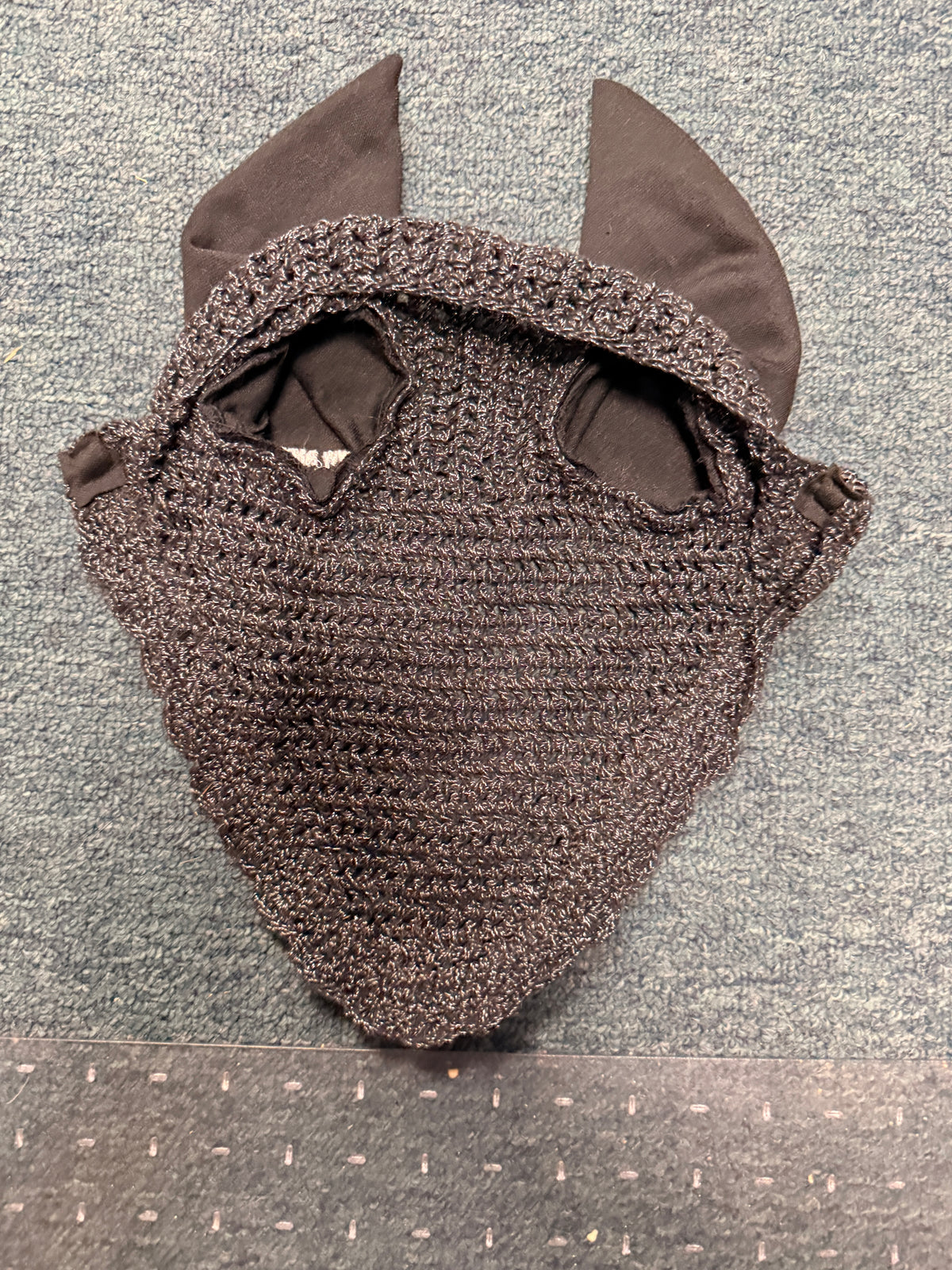 TGW Riding Black and silver Fly Bonnet