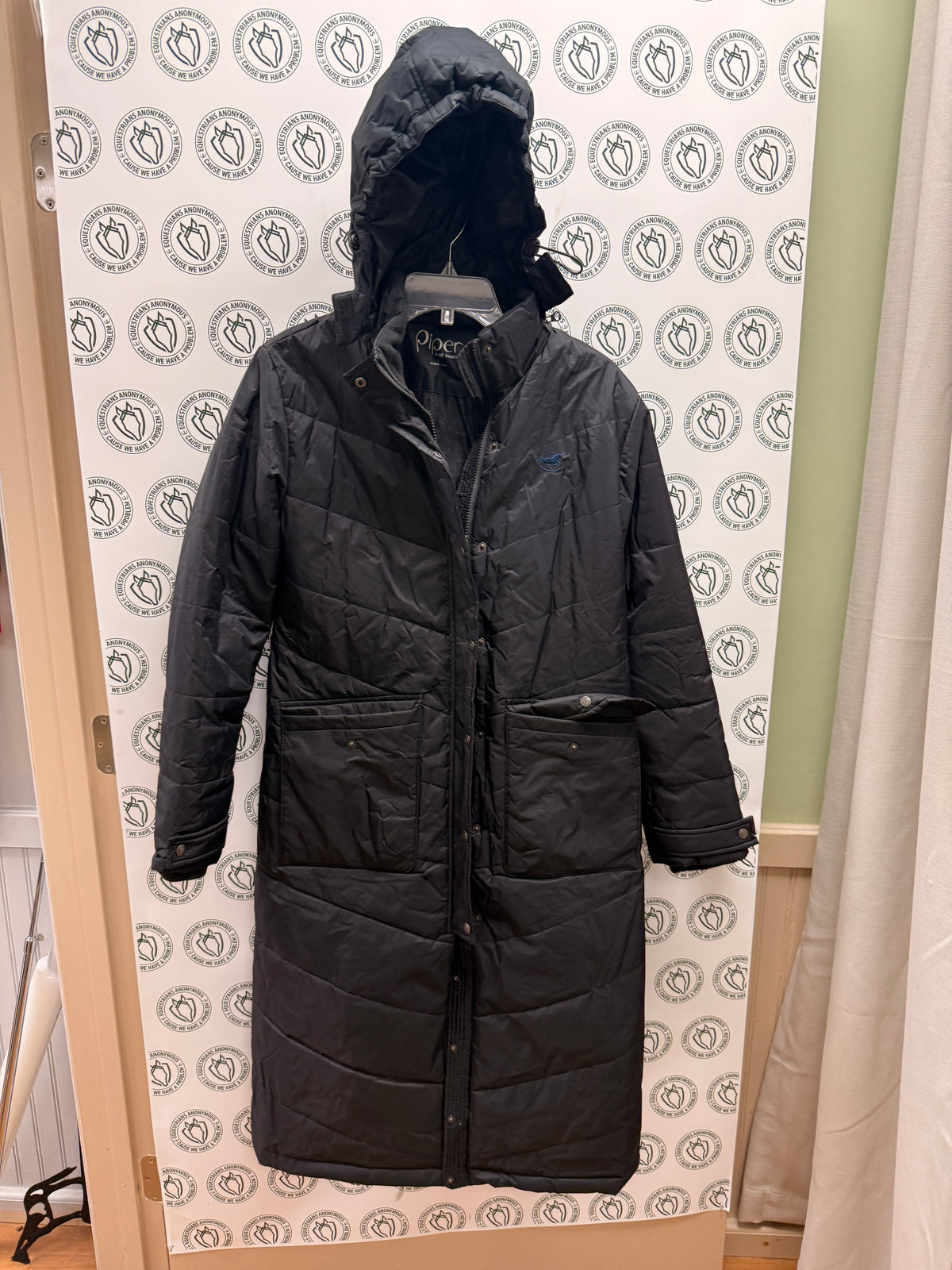 Large Women's Puffy Long Winter Riding Jacket Piper smartpak
