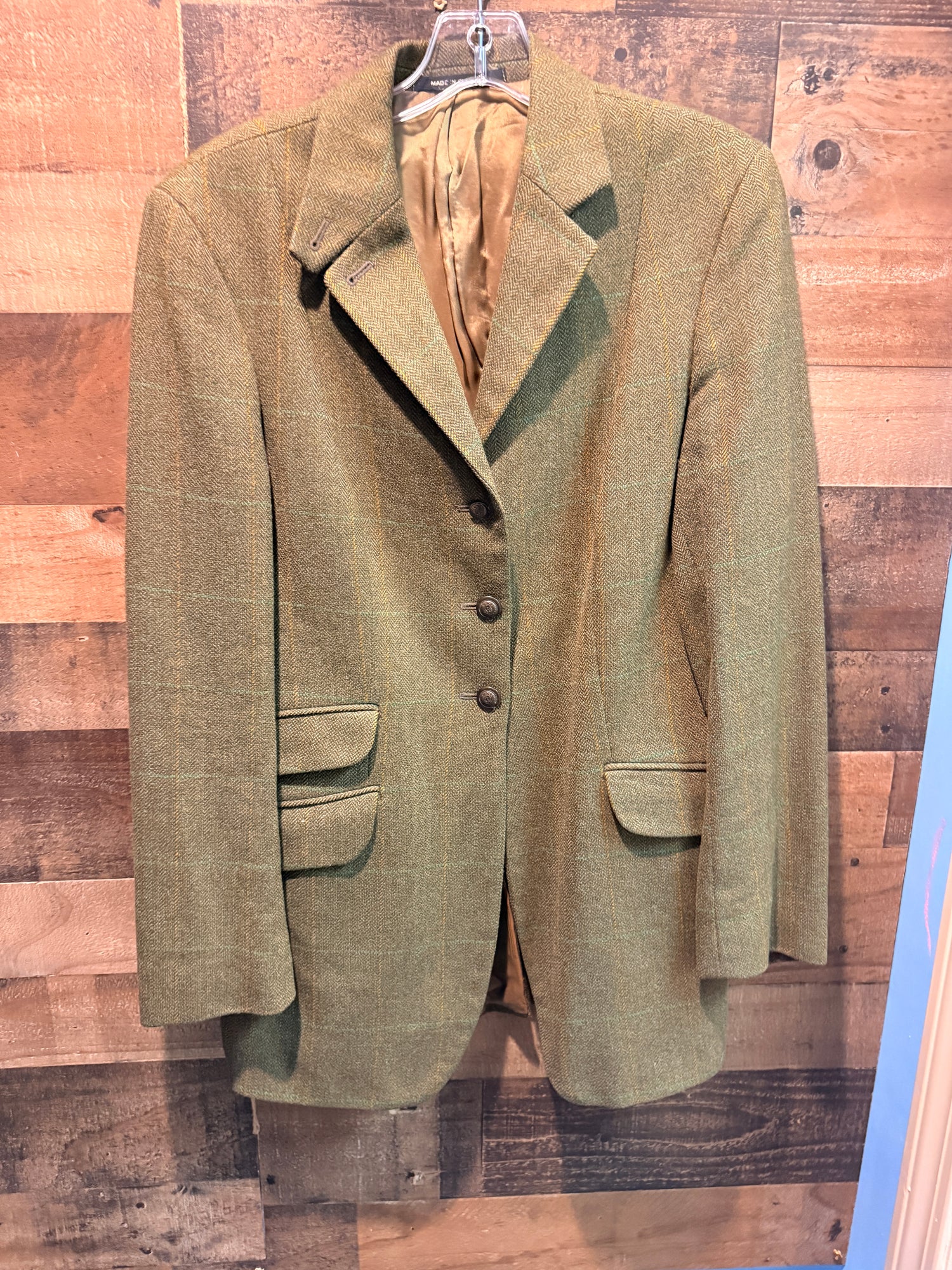 38L Horse Country Green Hacking Jacket women's