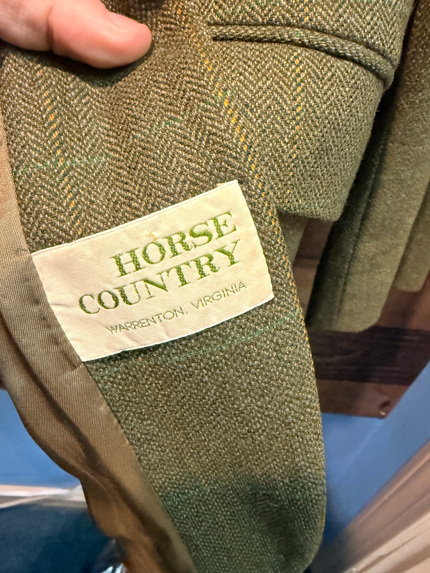 38L Horse Country Green Hacking Jacket women's