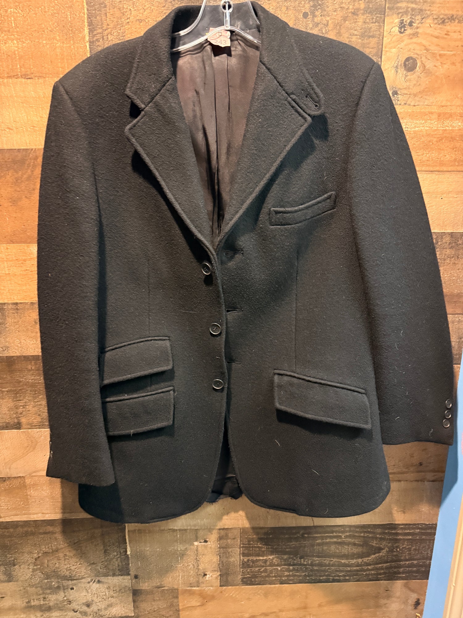 38 (14) Women's Tailored Sportsman's Hunt Coat Black