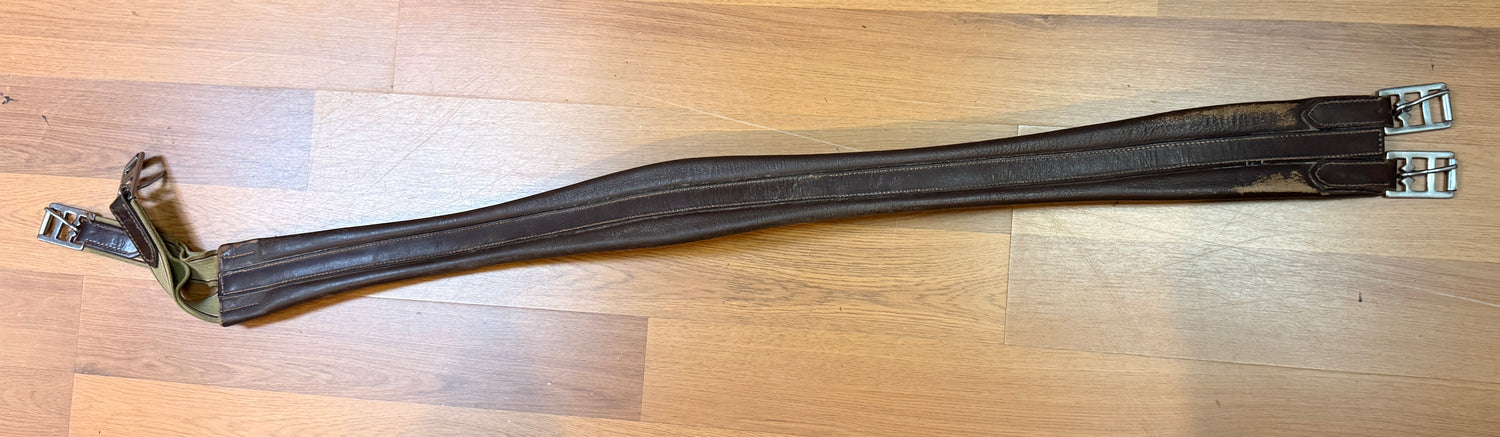 46" English Leather Girth brown