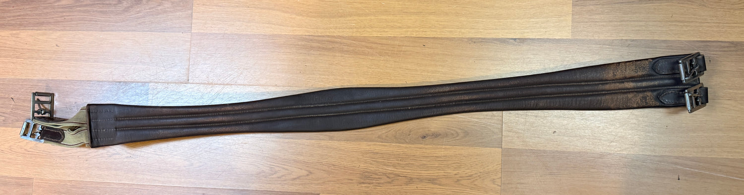 46" English Leather Girth brown