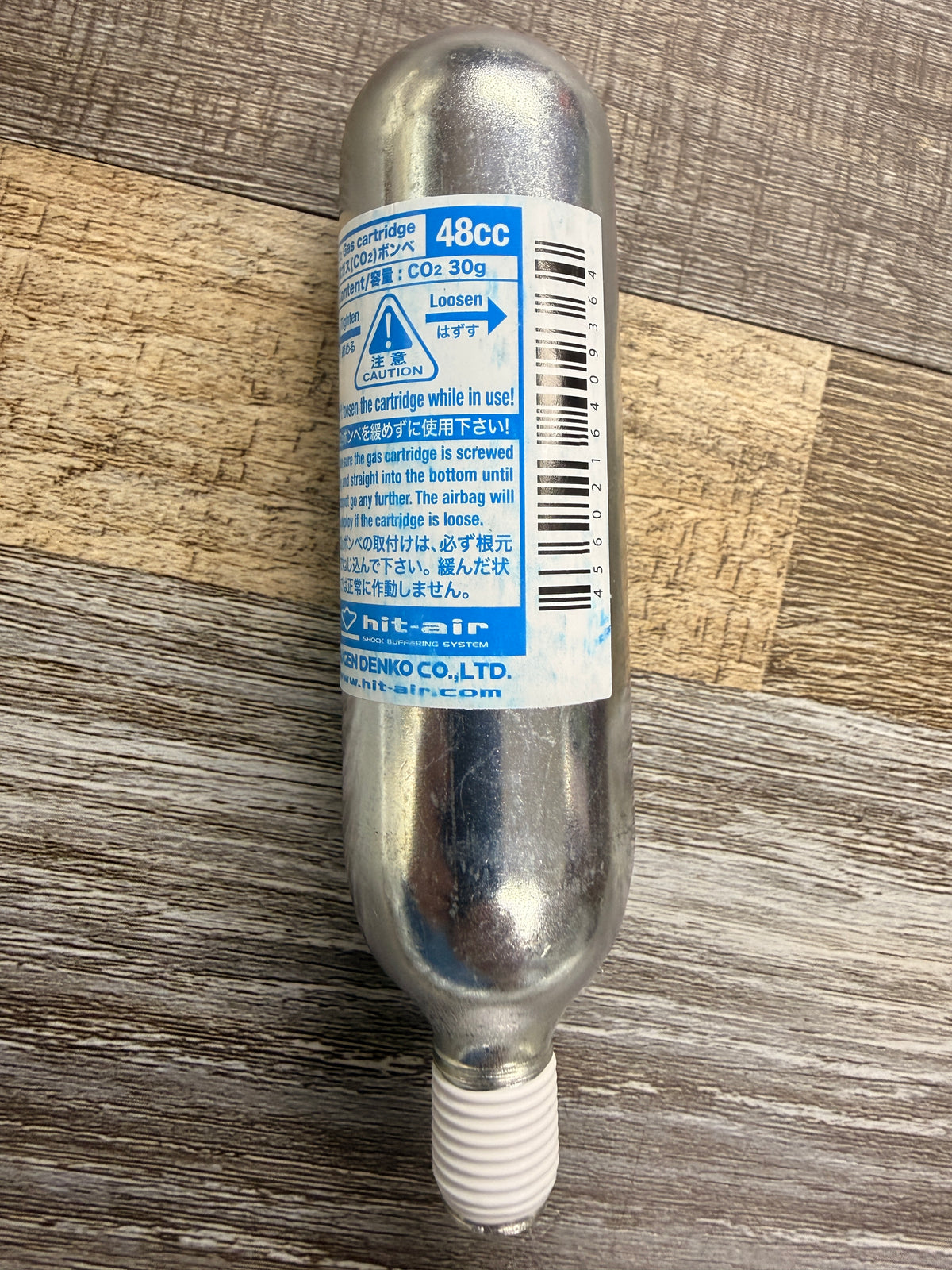 48 cc Hit Air Co2 Cartridge for SV3 Vests Small - Large