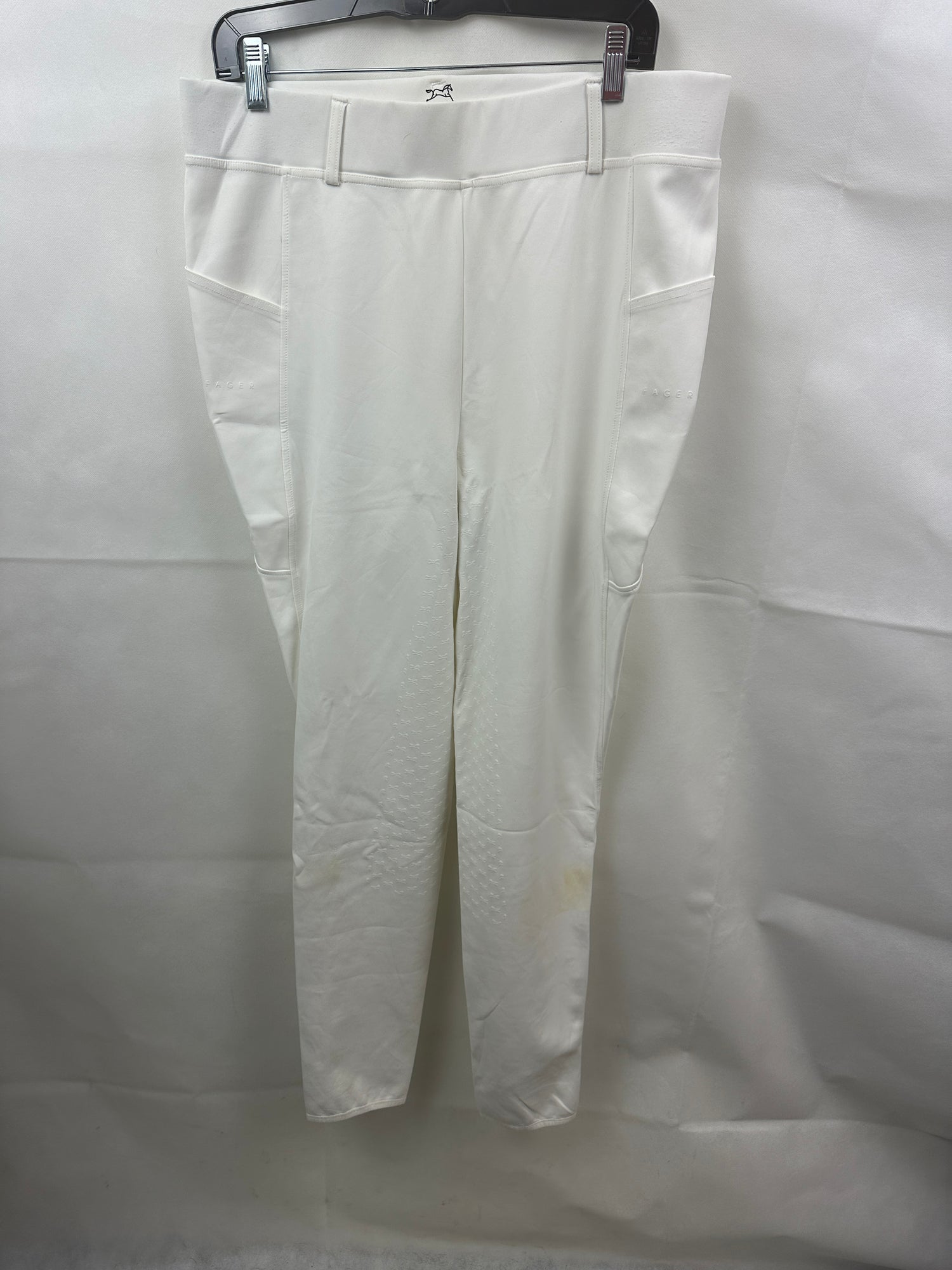 Women's Fager Breeches White Full Seat