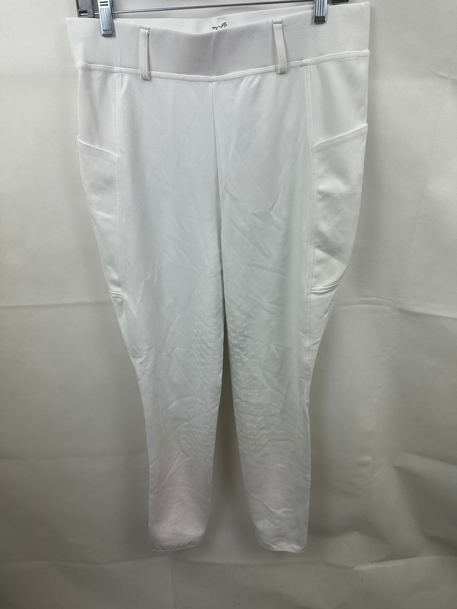 Women's Fager Breeches White Full Seat