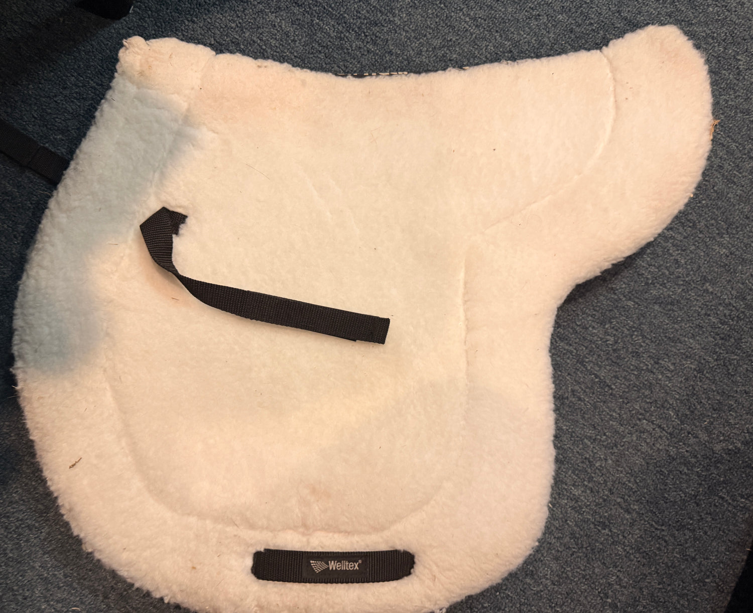 21" spine Teddy Back on Track Fleece Shaped pad Welltex