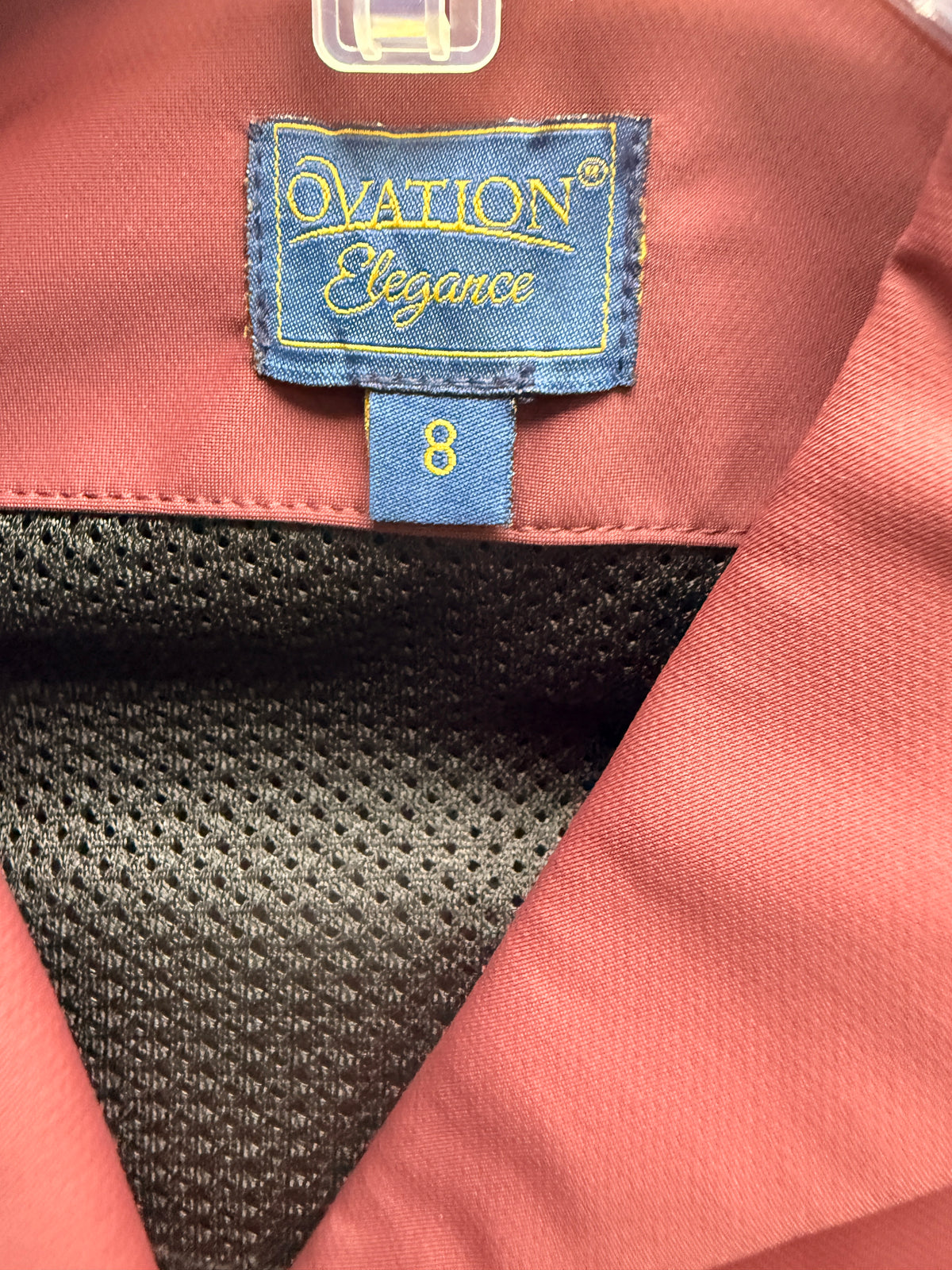 8 Child Ovation Elegance Show Coat Deepest Plum