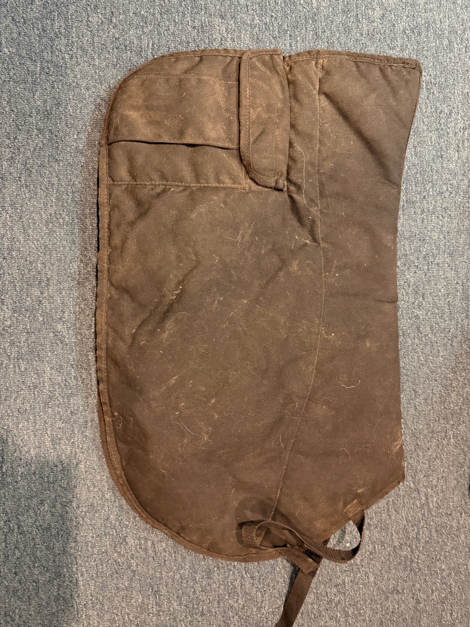 Black English AP Trail Saddle pad with pocket