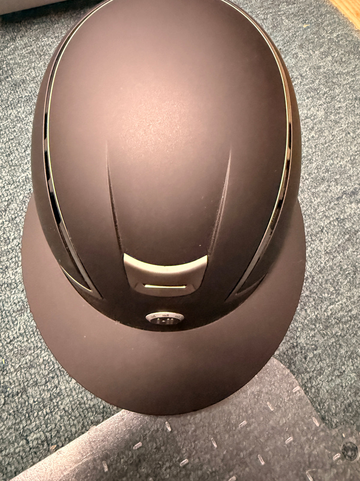 One-K Defender AVANCE Wide Brim Chrome accent Helmet