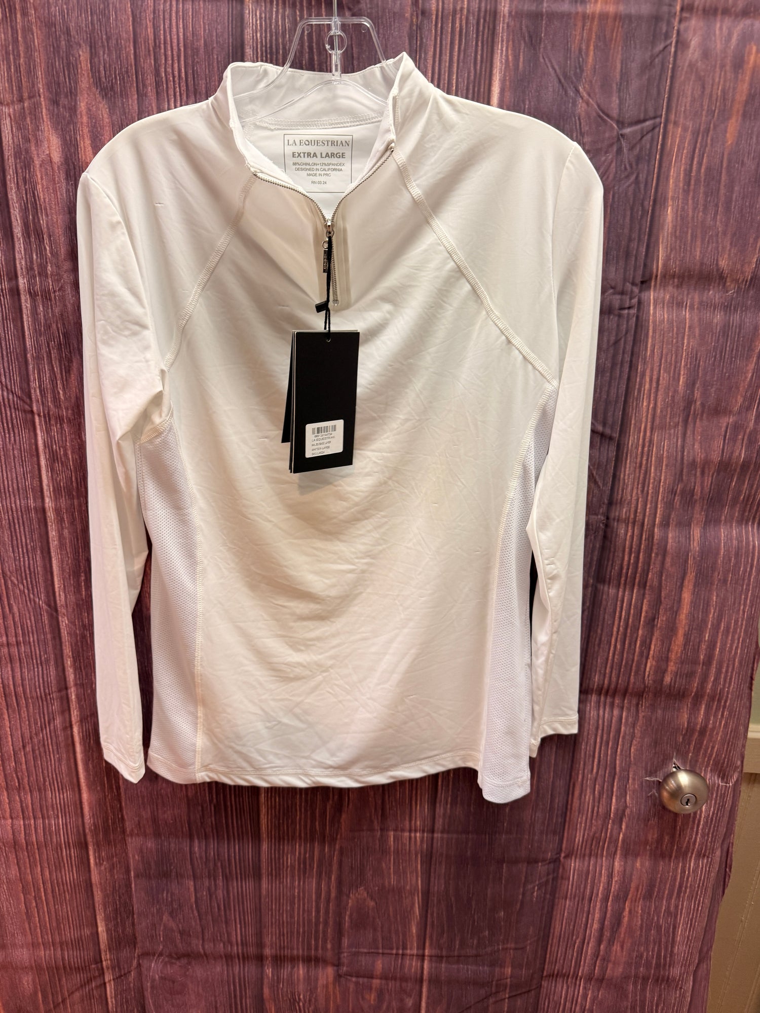 LA Equestrian Malibu Base Layer 1/4 zip long sleeve