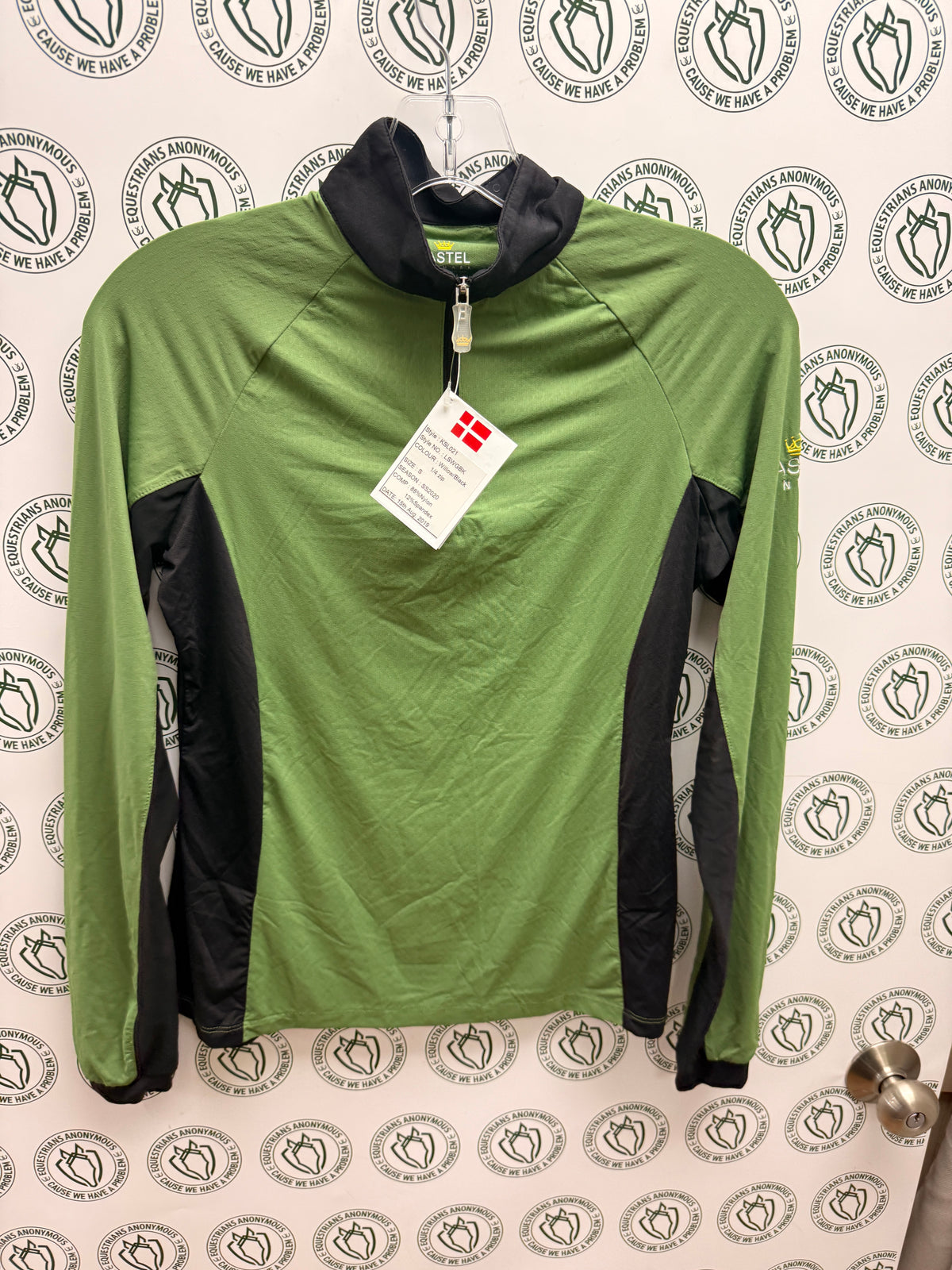 Small Women's Long Sleeve quarter Zip Riding Shirts by Kastel NEW