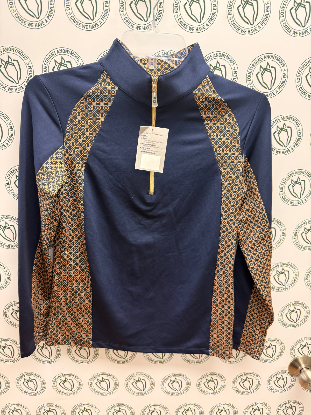 Small Cold Weather 1/4 zips by EIS with thumb holes New