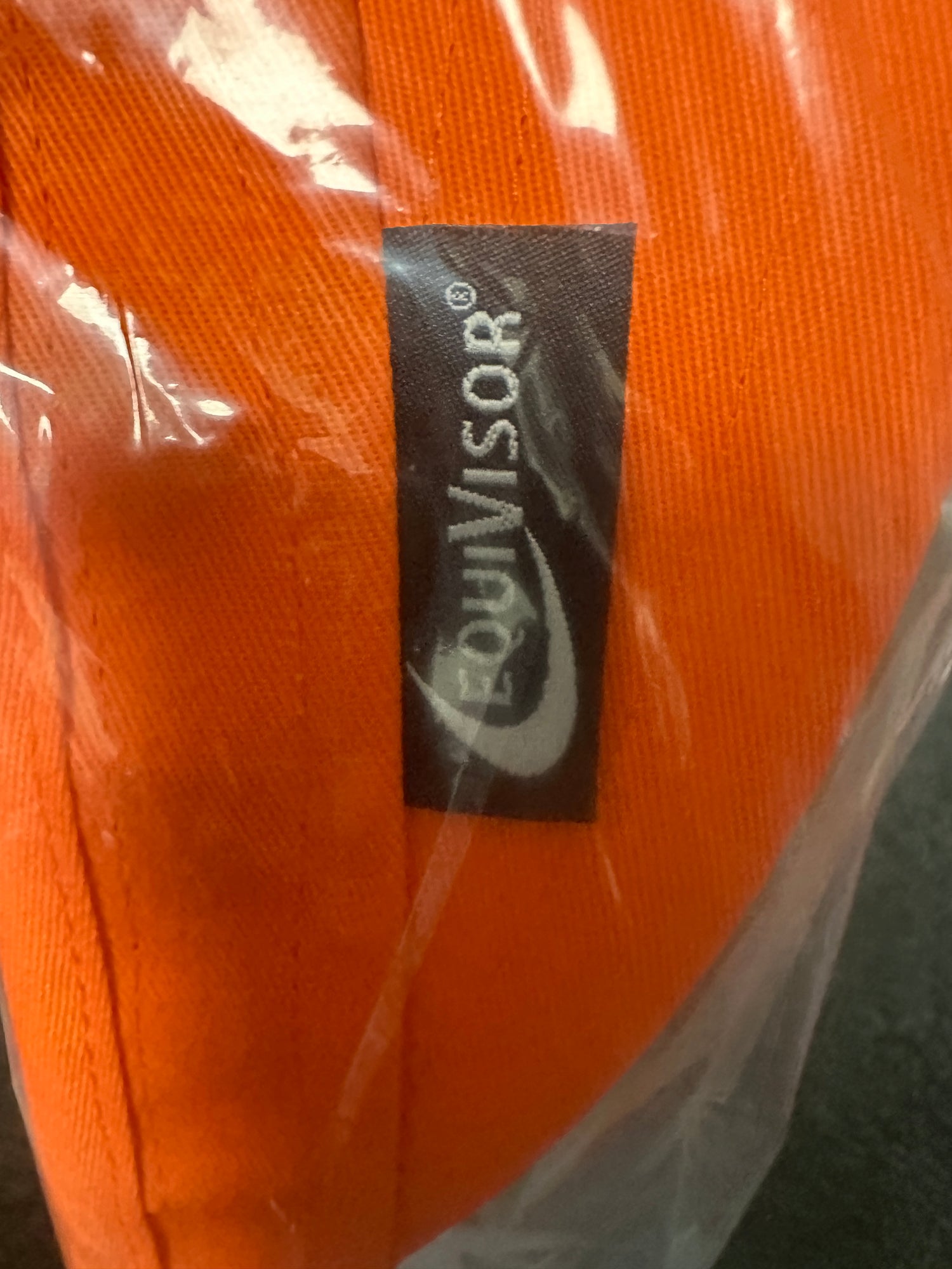 EquiVisor Orange brim for helmets