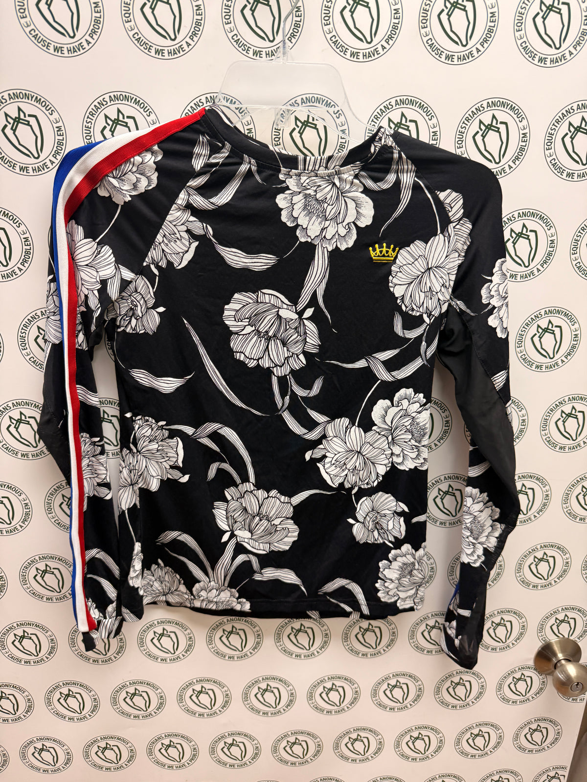 Small Women's Kastel Riding tops Crew Long Sleeve