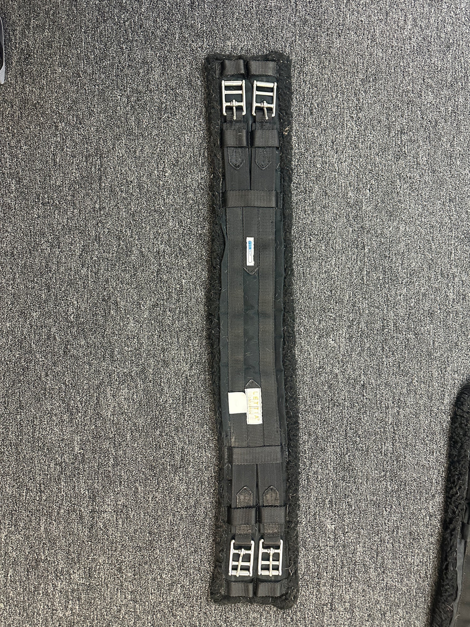 Dressage Girths Black Fleece by Lettia