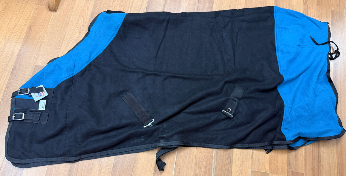 69" Black Teal Polar Fleece Cooler NEW