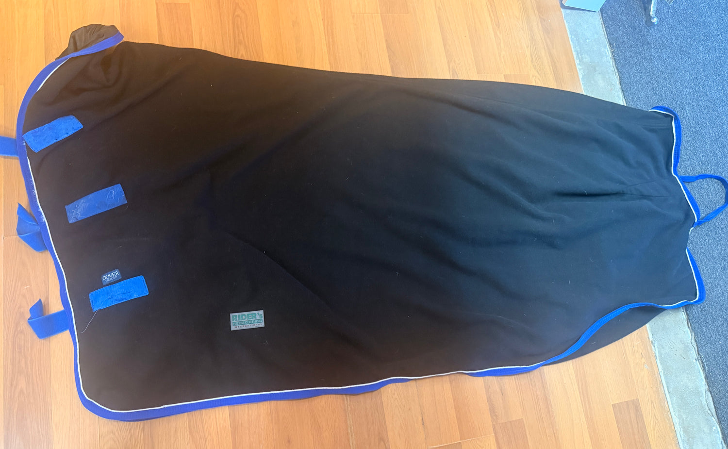 78" Dover Black Polar Fleece