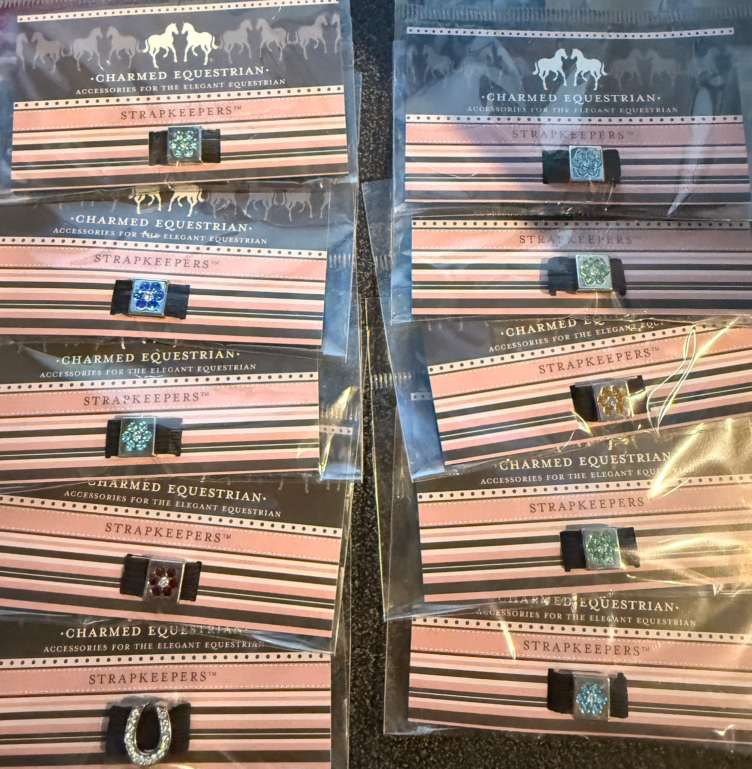 Assorted Strap Keepers by Charmed Equestrian