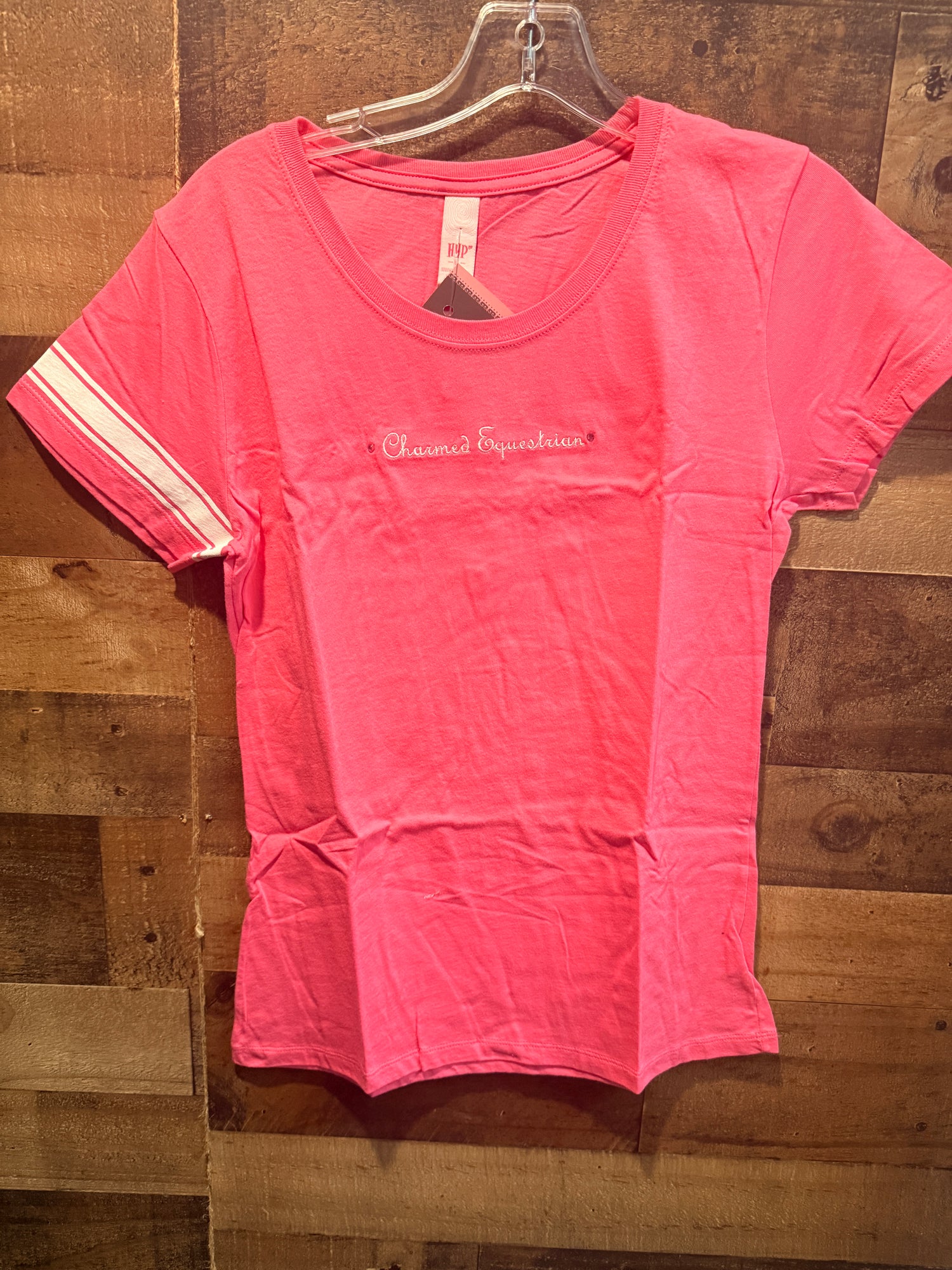 Women's Charmed Equestrians Embroidered with bling T-shirt