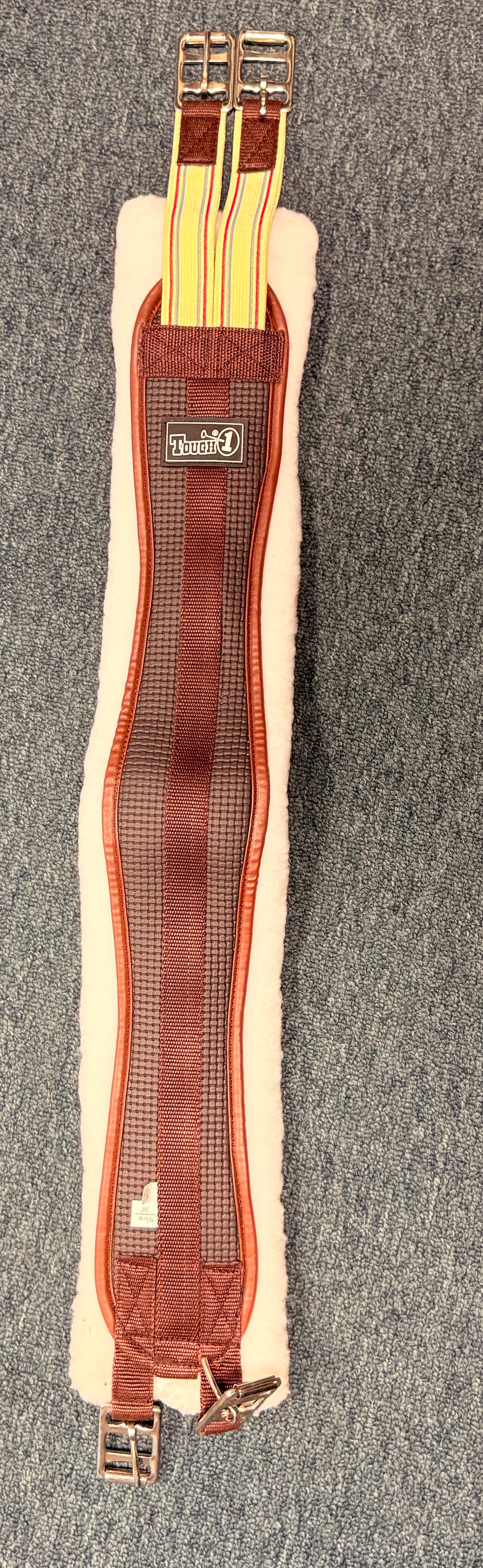 38" Tough One Pony English Girth w fleece