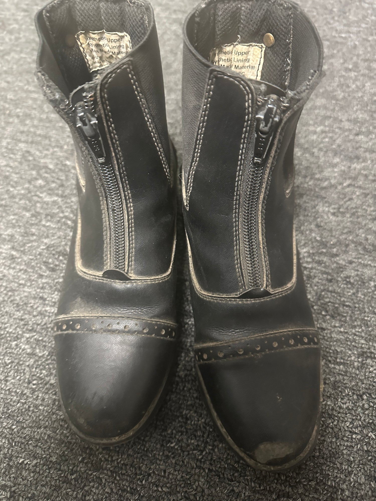 13C youth Black Paddock Boots - Synthetic in ok condition