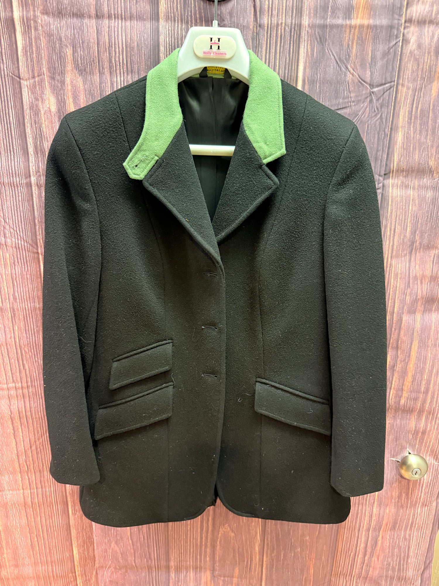 Women's Hunt Coat with Norfolk Hunt Club Color Collar