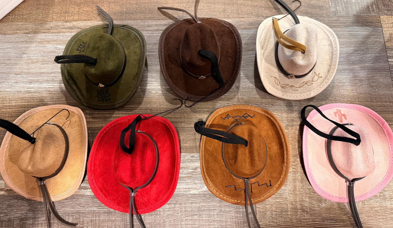 Mini Cowboy Hat Ornaments by Ponygirlz