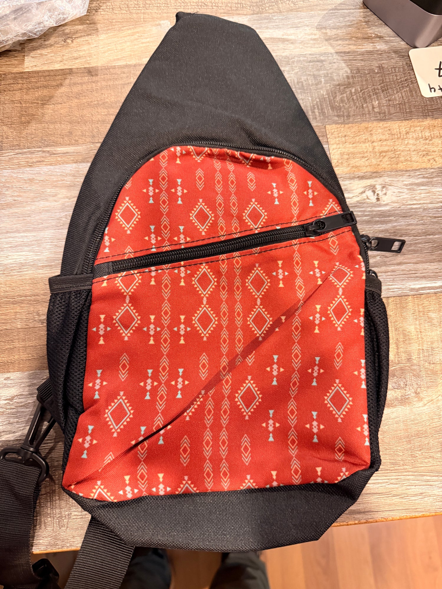 Western Themed Sling Backpack bags
