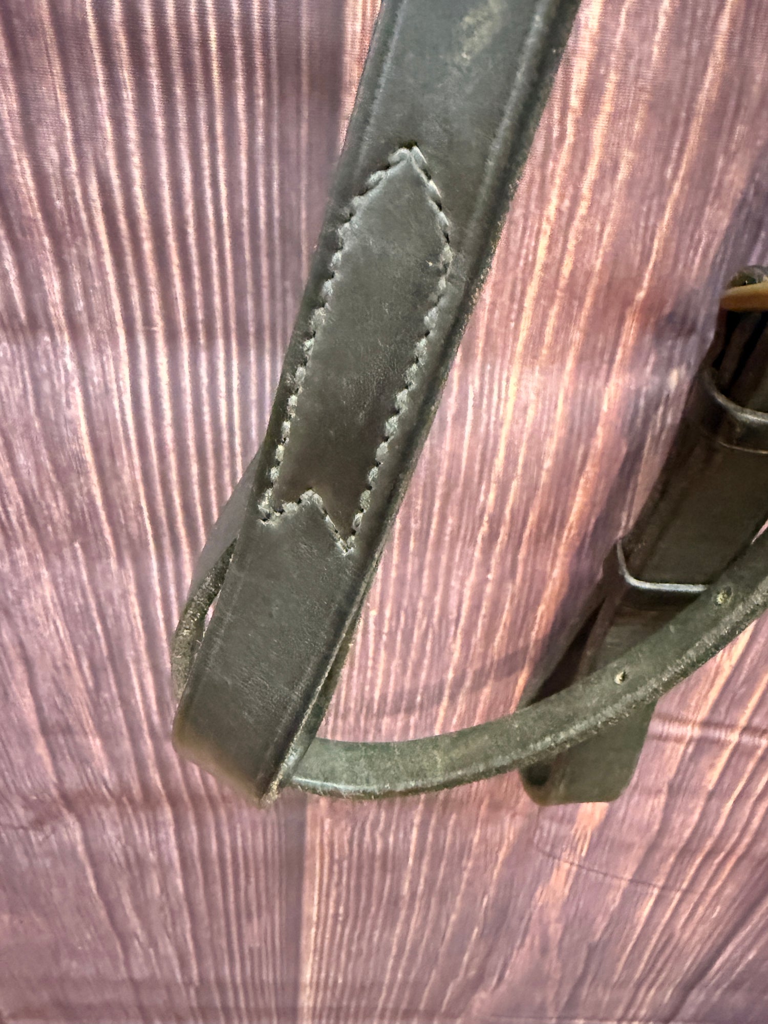 Standing Martingale black leather