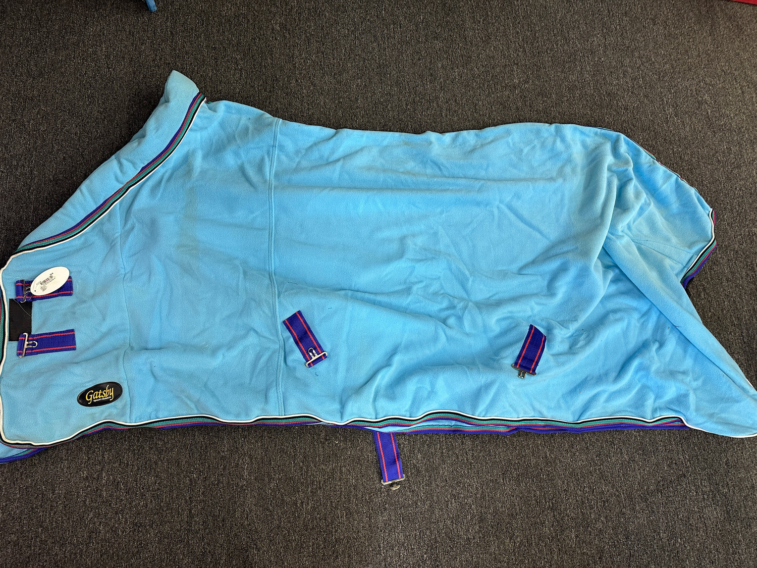 81 Gatsby Fleece Cooler Lite Blue with Padded Neck