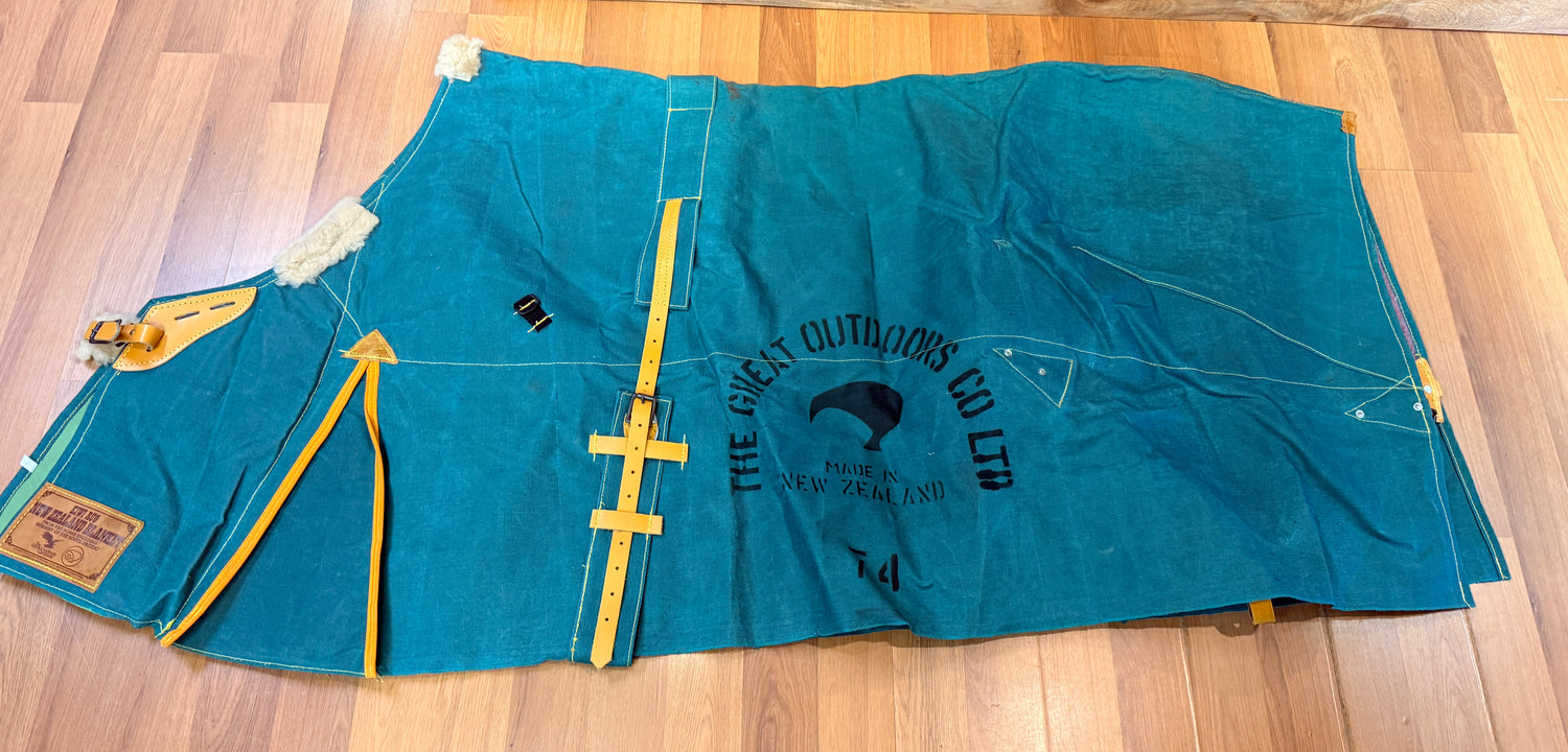 74 Canvas Felt lined Blanket by the GREAT OUTDOOR Blanket Co.