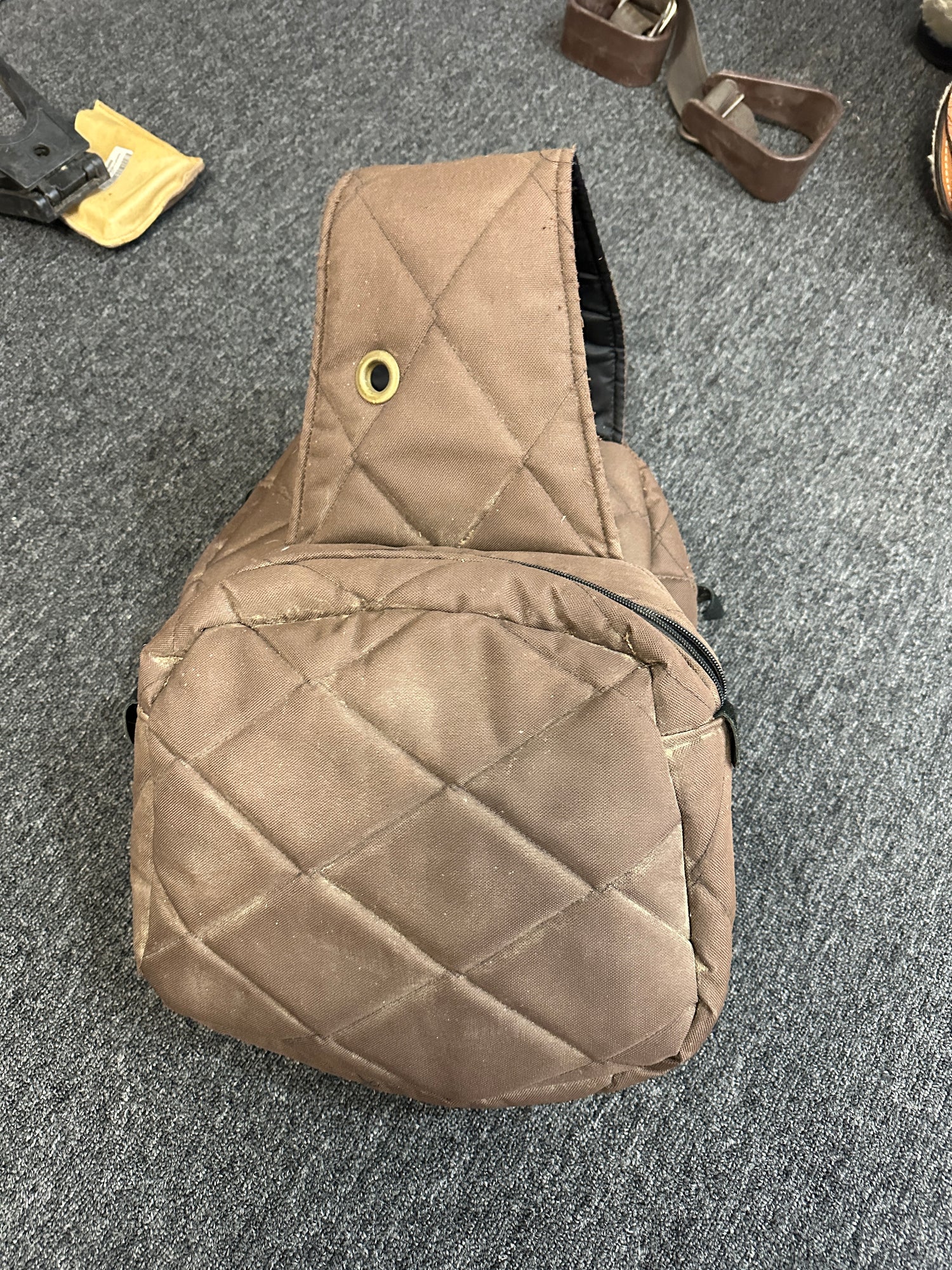 Insulated Saddle bags with plastic lining