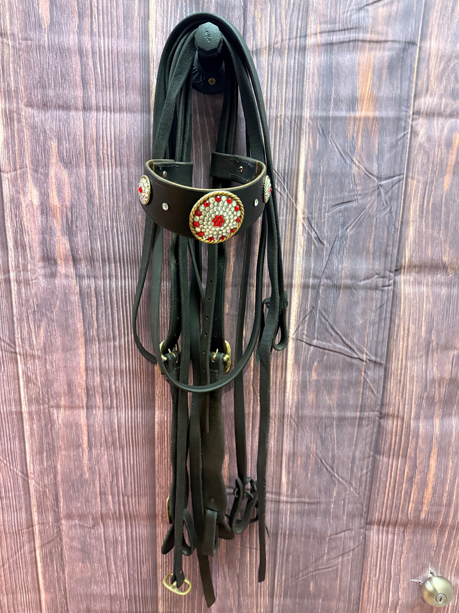 Draft Bridle with Split Reins