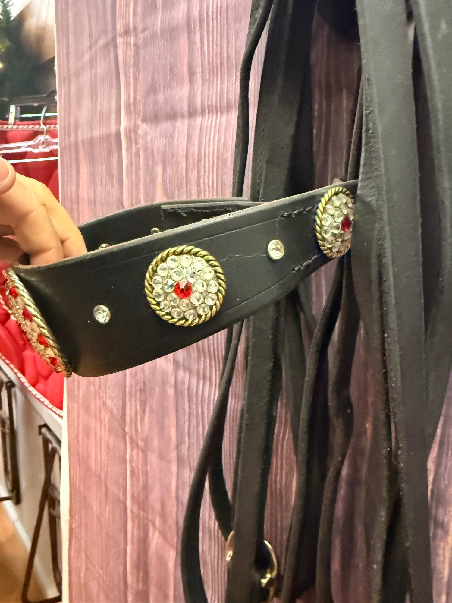 Draft Bridle with Split Reins