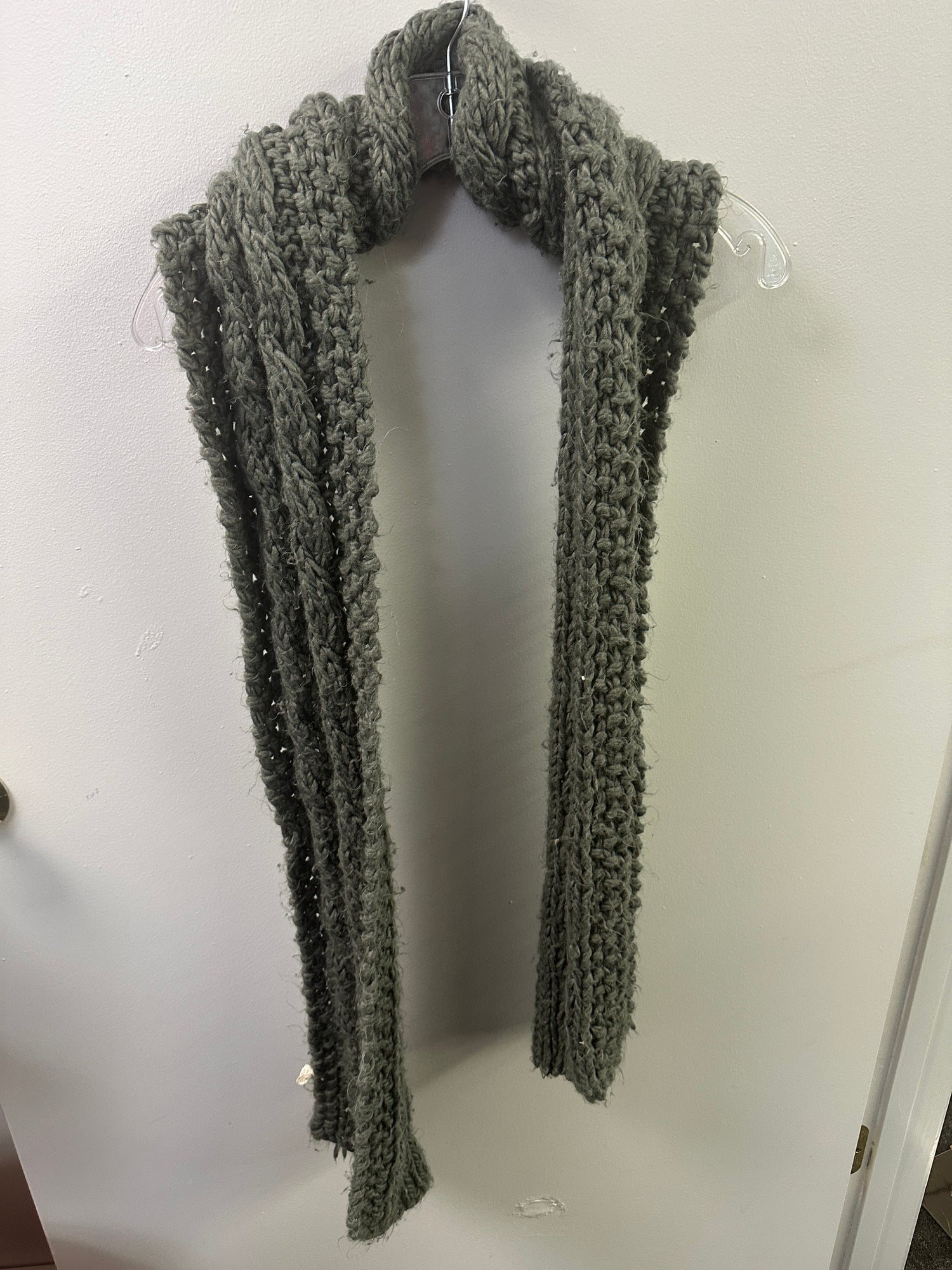 assorted winter scarfs
