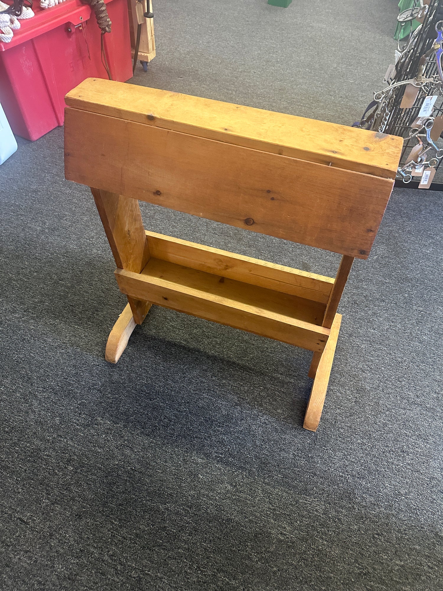 Wood Saddle stand