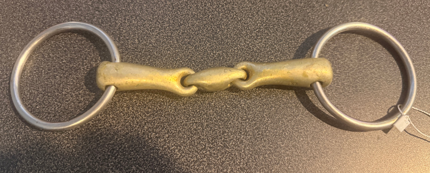 5.50" Loose Ring Herm Sprenger KK Dbl Jointed horse bit