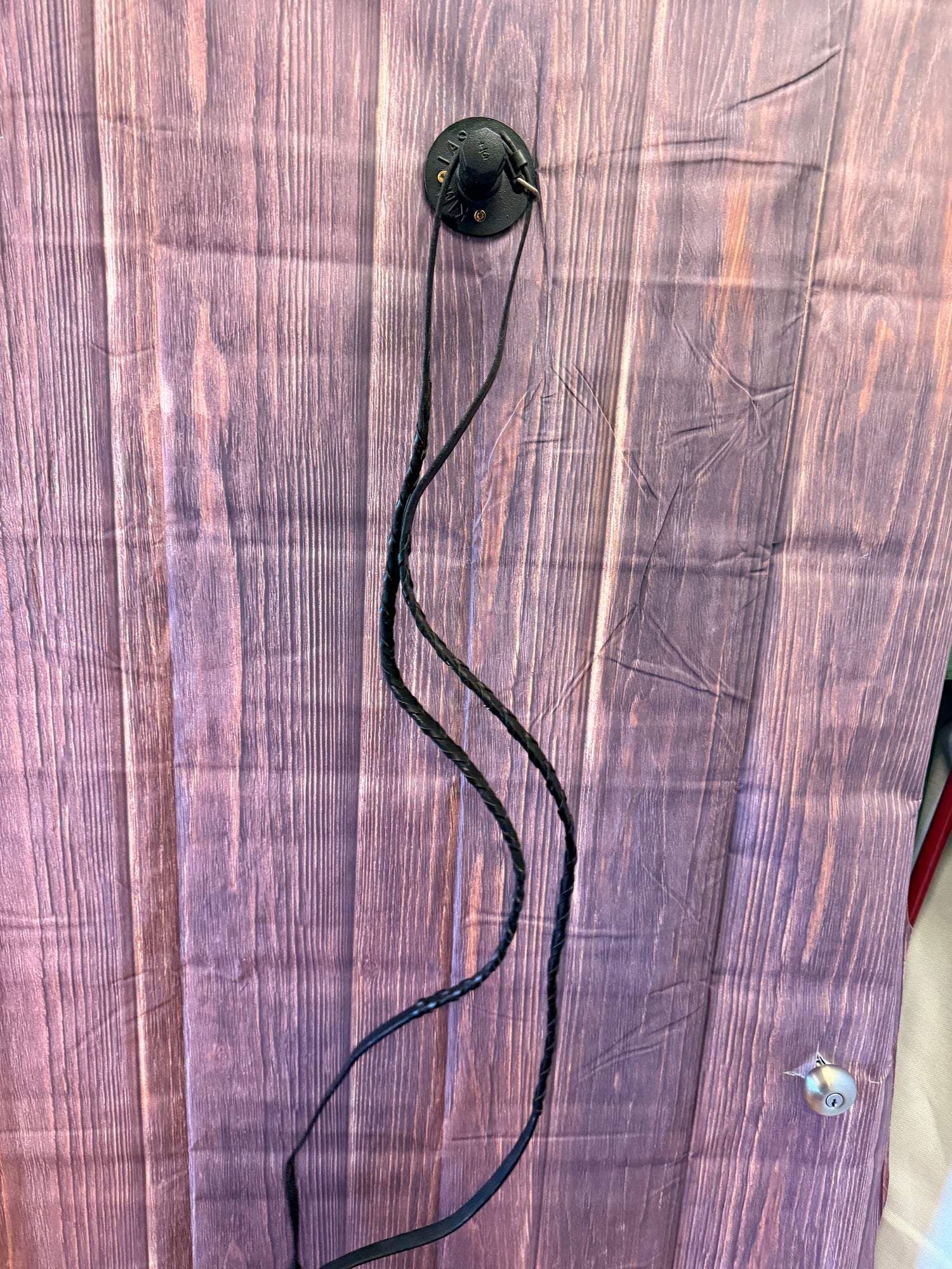 Black Braided English Reins