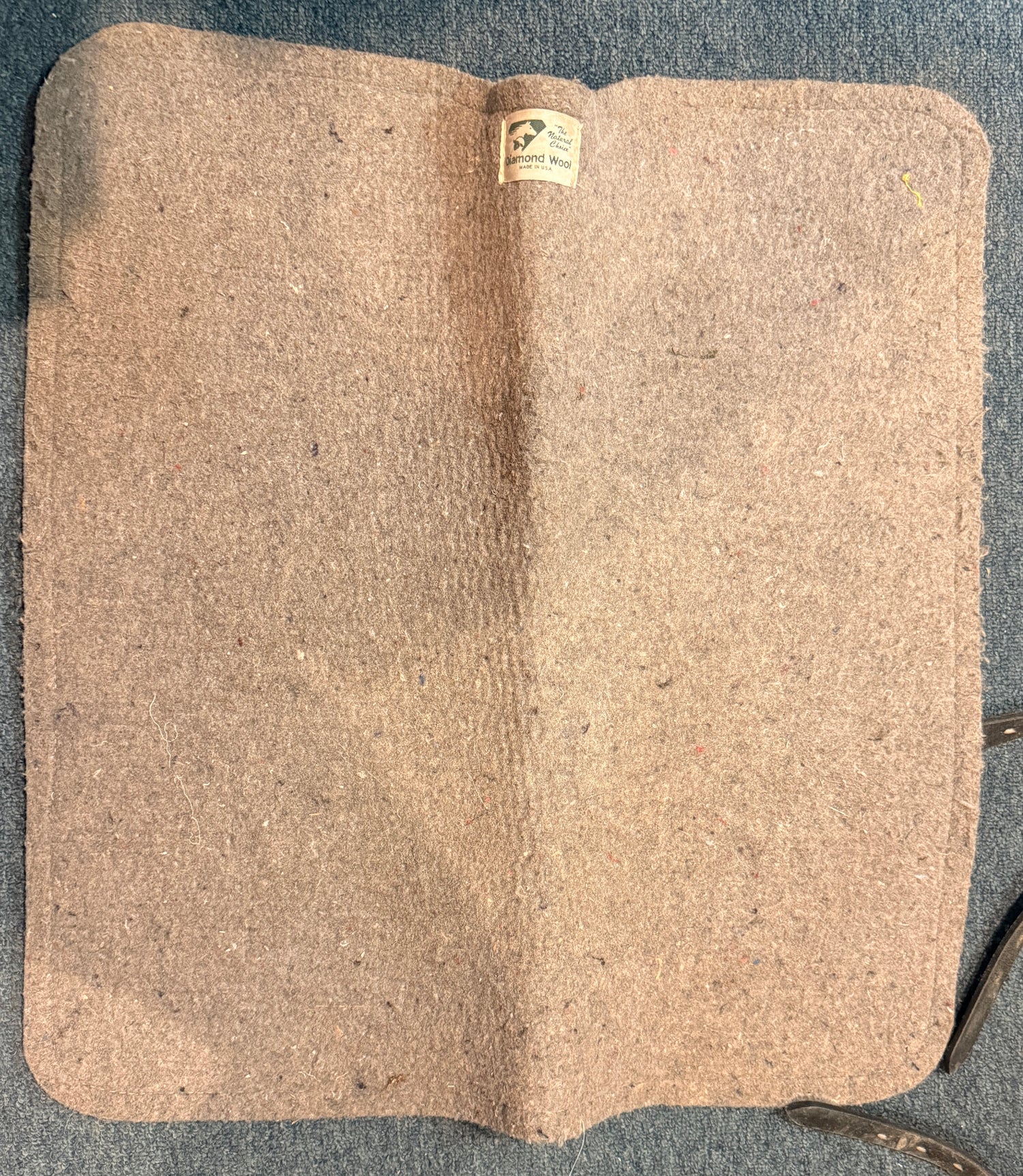 Diamond wool 25.5" spine western pad