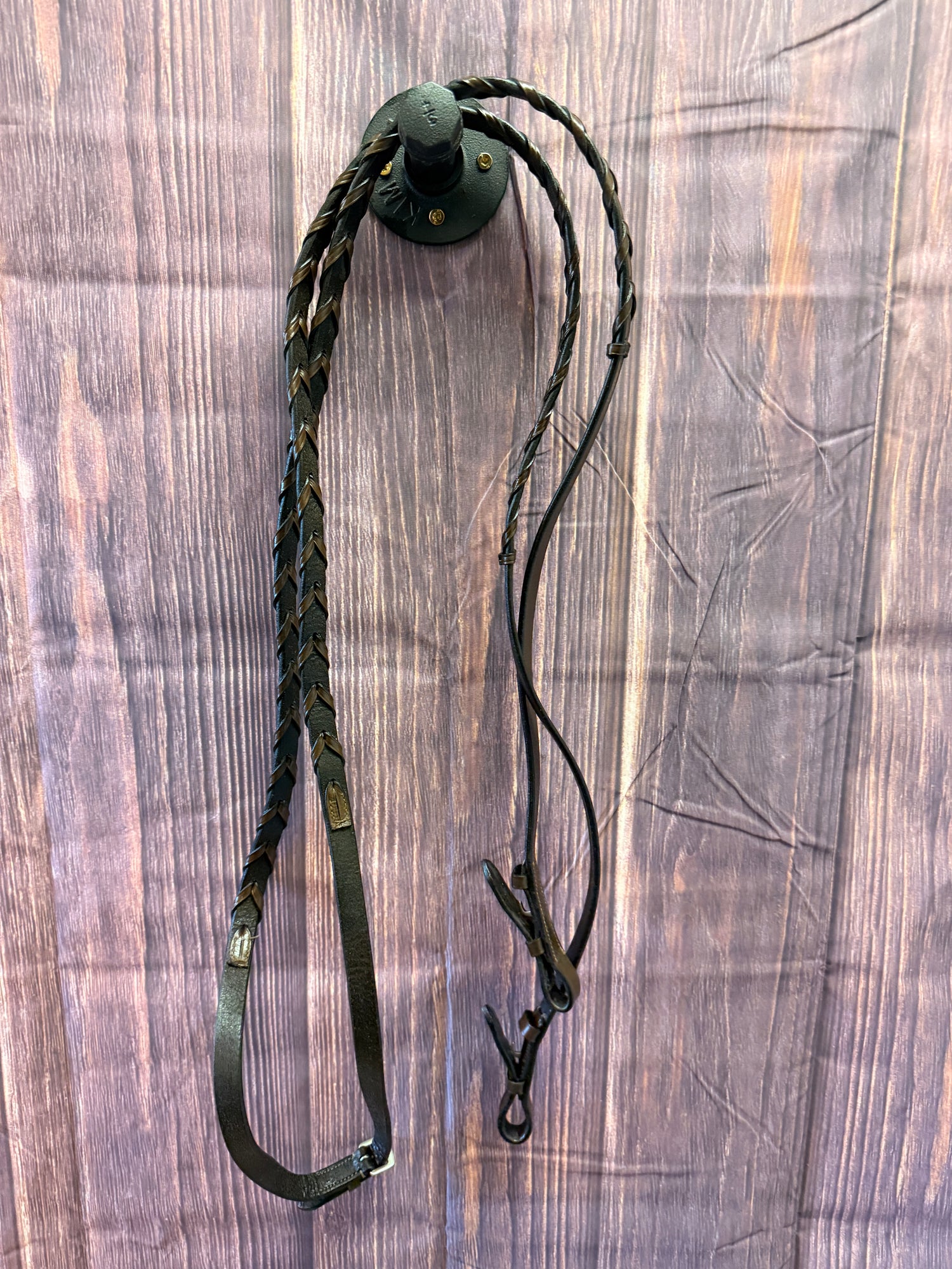 Braided English Reins