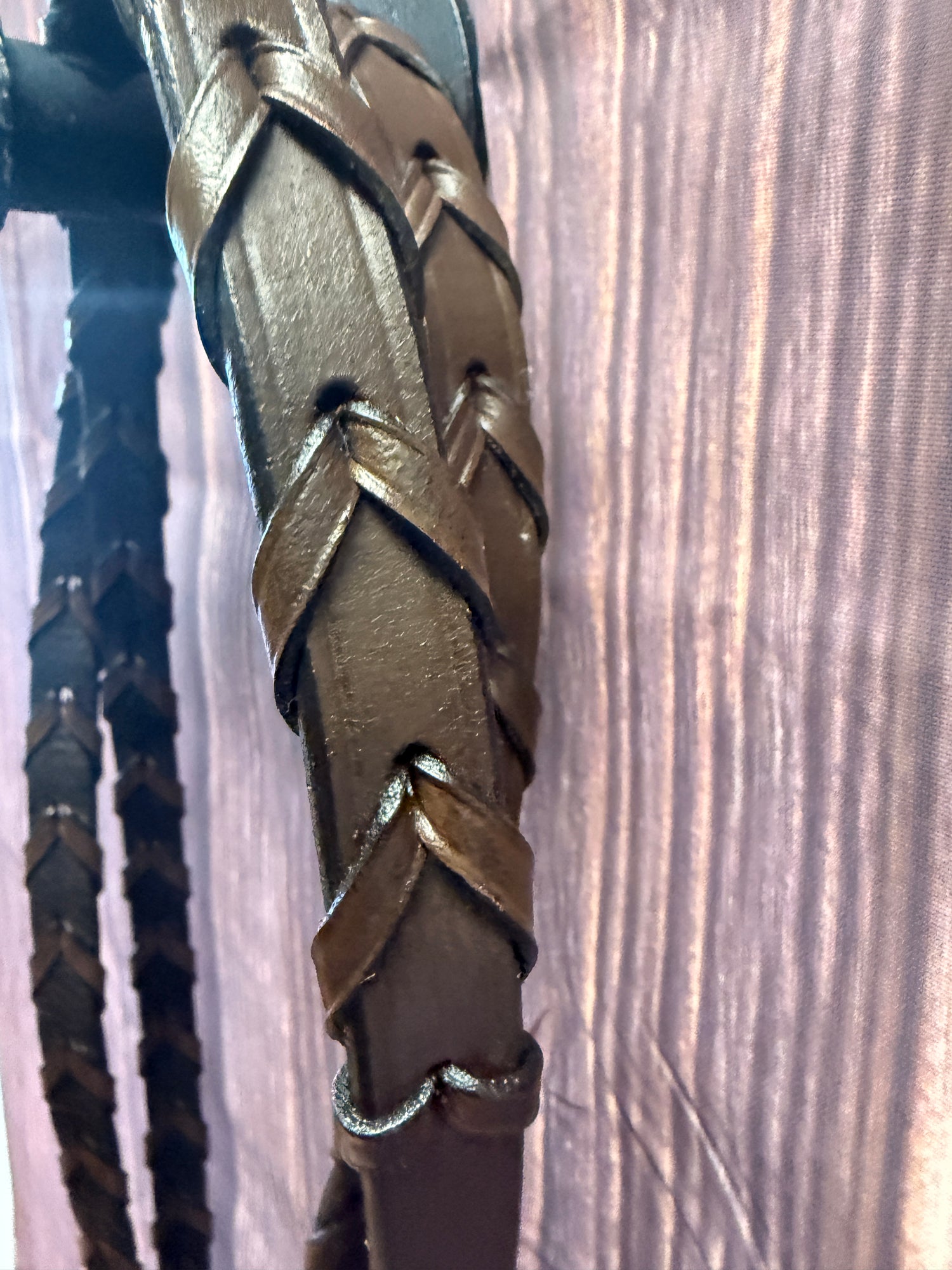 Braided English Reins