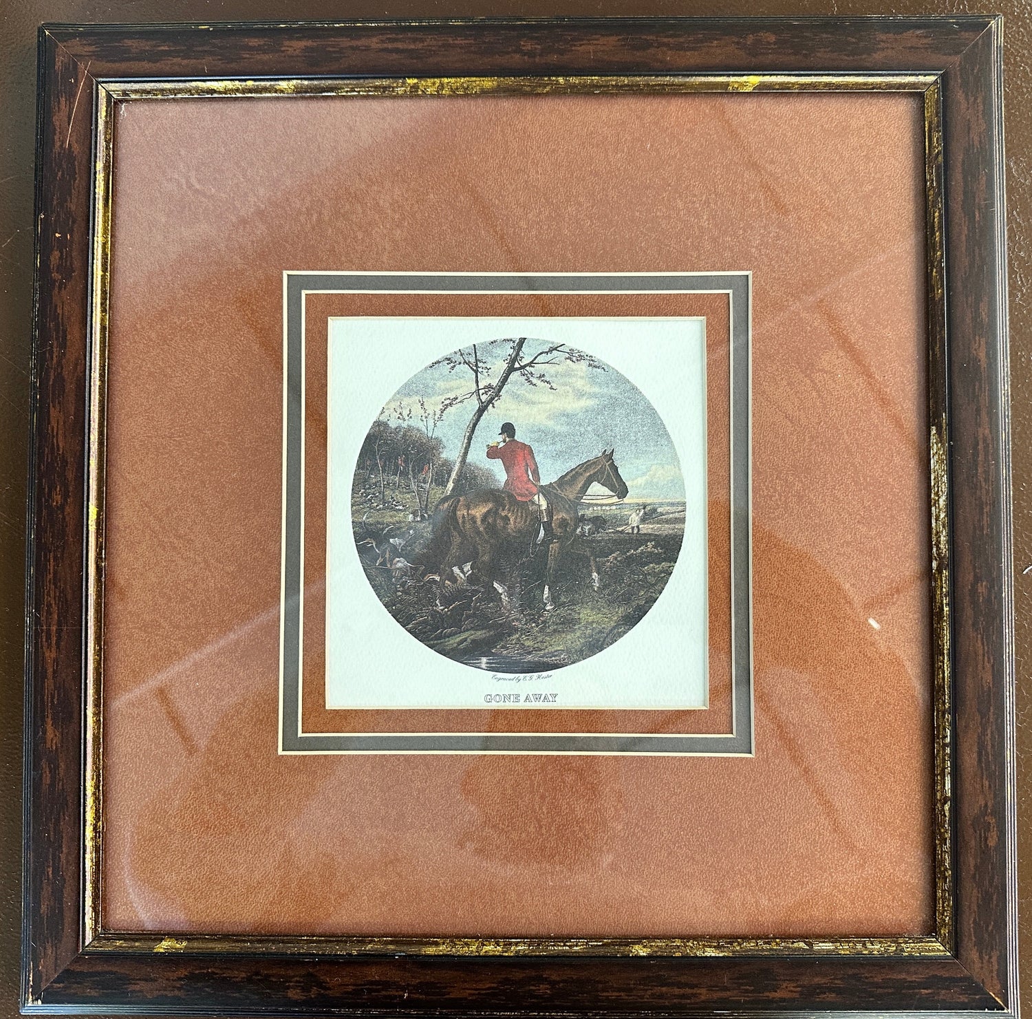 Hunt Scene - Gone Away, Engraved by E.G. Hester