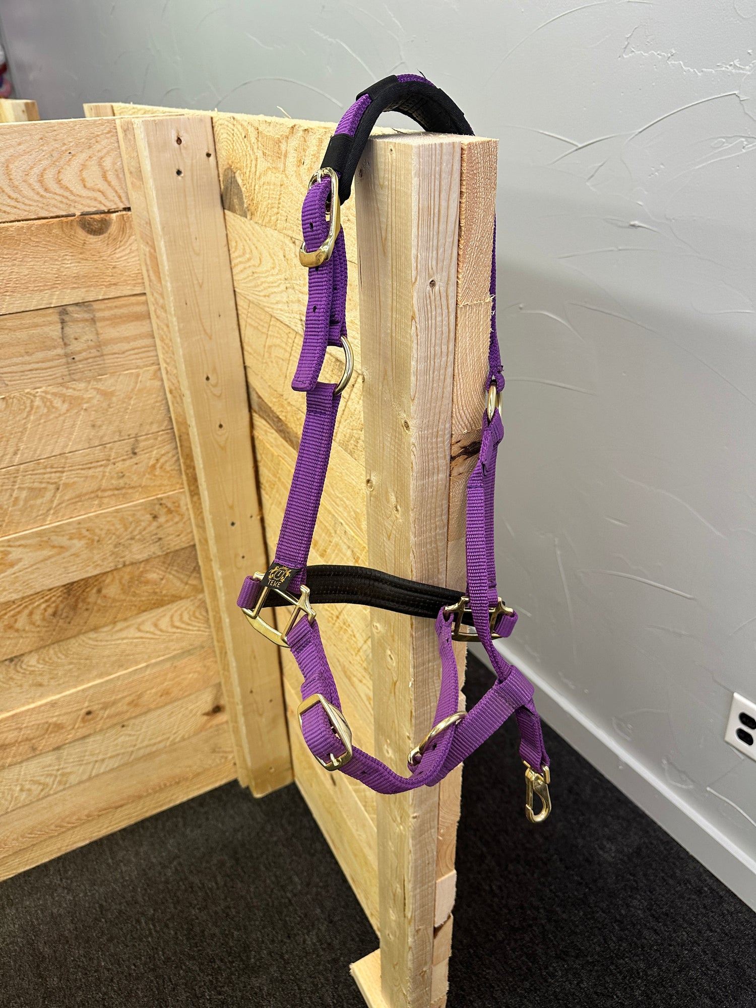 Pony Halter - Purple nylon